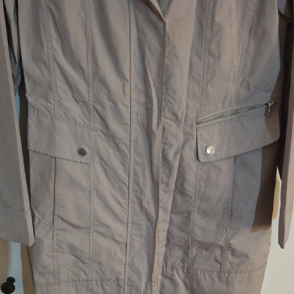 Cole Haan Women's Beige Trench Coat - Picture 4 of 7